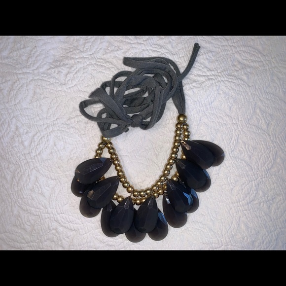 Francesca's Collections Jewelry - Gray stone statement necklace